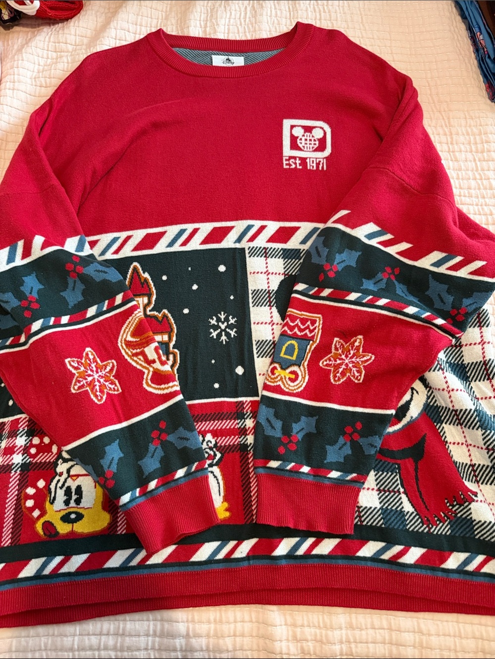 Disney Mickey Holiday Sweater